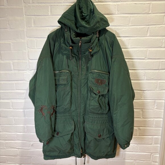 Bogner Other - Vintage 90s Bogner Expedition Ski Snowboard Jacket Green Embroidered Men's 42